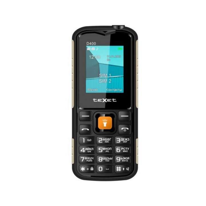 Мобильный телефон teXet TM-D400 цвет черный