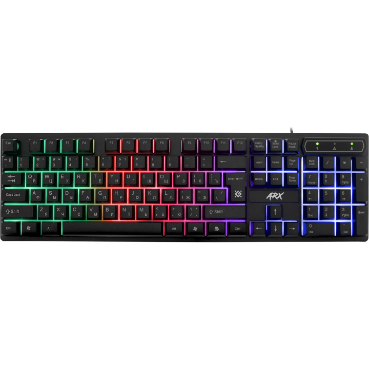 Проводная игровая клавиатура Defender Arx GK-196L