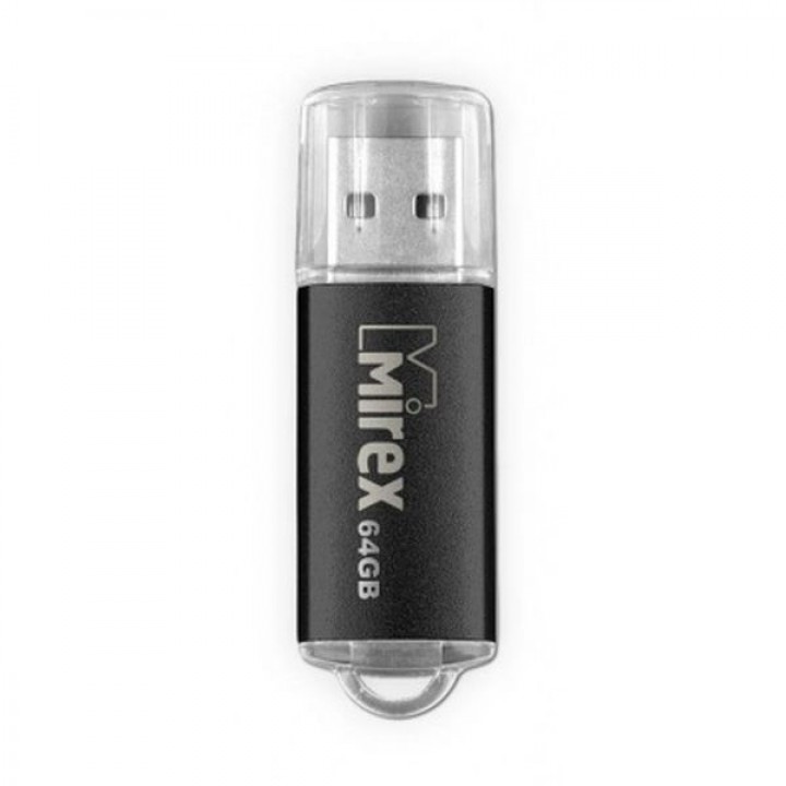 USB флэш-накопитель  64 ГБ  Mirex UNIT BLACK 64GB
