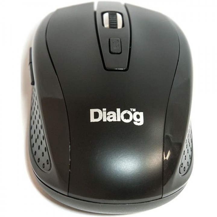 Мышь MROP-01U BLACK Dialog Pointer  2.4GOptical 5 кнопок + ролик прокрутки USB