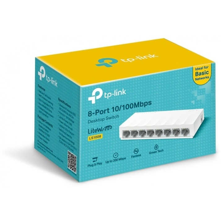 Коммутатор Tp-Link LS1008 8xLan 100Mbps