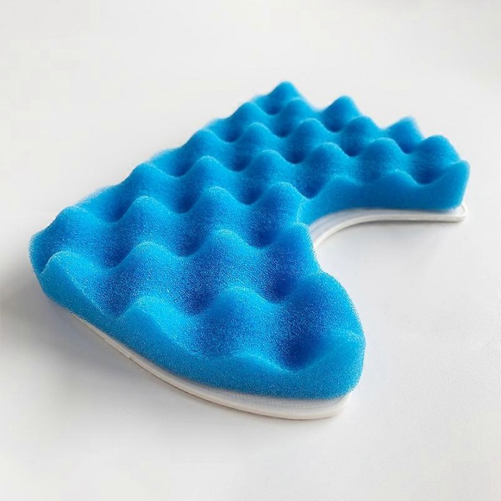 олубой губчатый Hepa фильтр и хлопковый фильтр для Samsung DJ97-00492A, SC6520/30/40/50/60/70/80/90, SC68