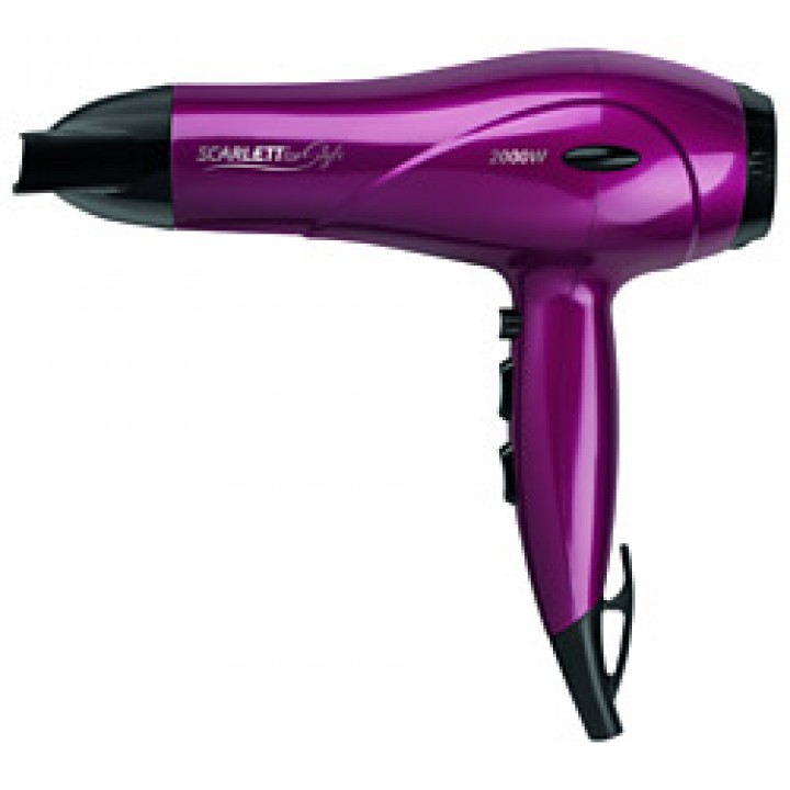 Фен SCARLETT SC-HD70I67 Raspberry/Black