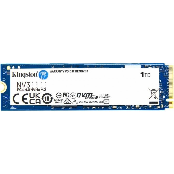 SSD Kingston NV3 1Tb SNV3S/1000G,  NVMe M.2