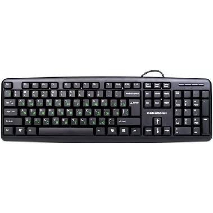 Клавиатура KN-02U Black  Nakatomi Navigator -USB