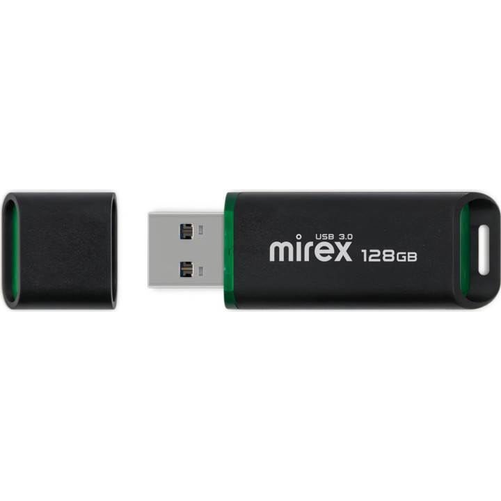 USB 3.0 флэш-накопитель 128 ГБ Mirex Spacer Black (ecopack