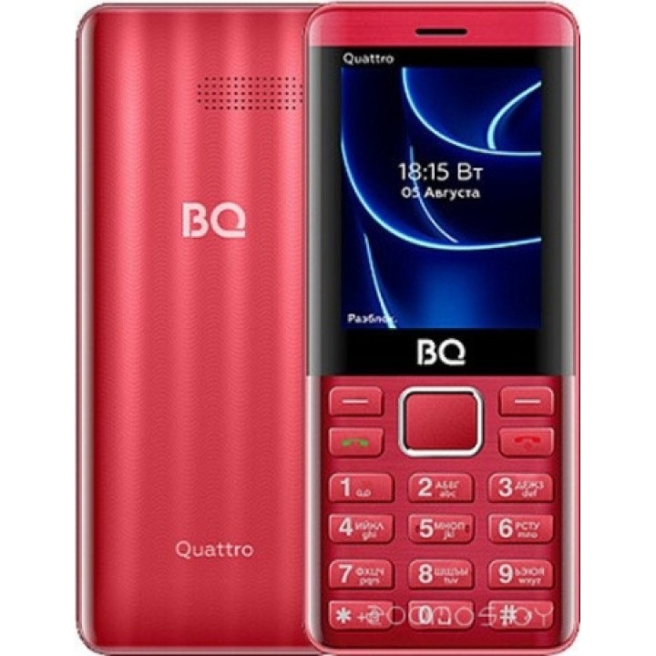 Мобильный телефон BQ 2453 Quattro Красный