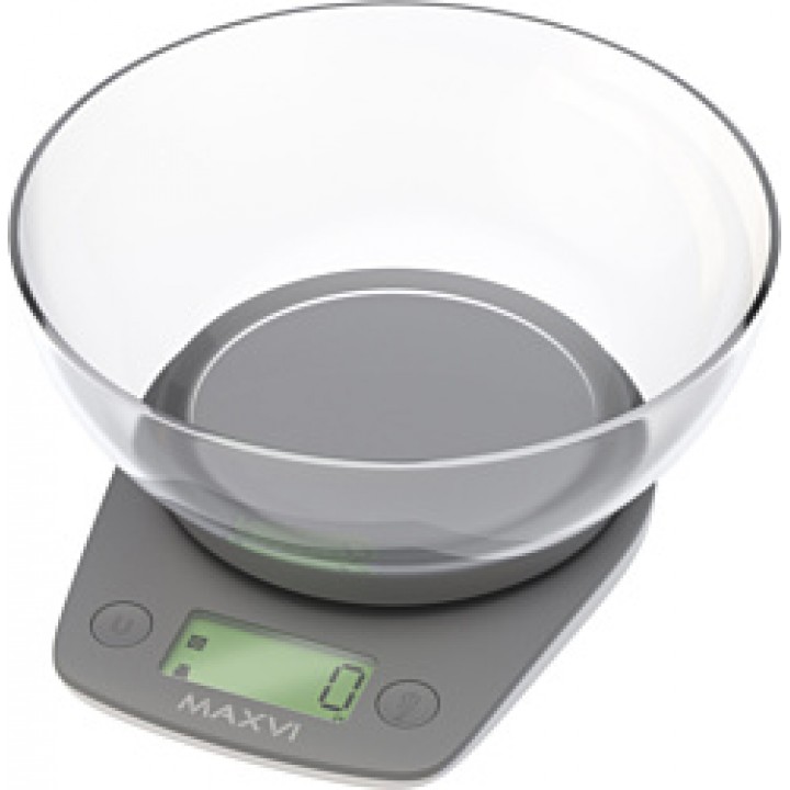 Кухонные весы Maxvi KS102P (серый)