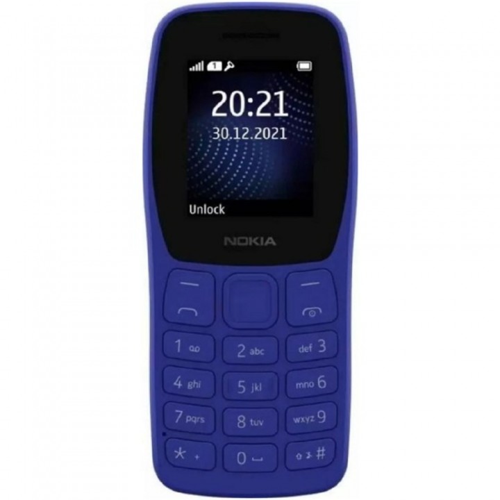 Мобильный телефон Nokia 105  TA-1423  SS EAC2+BLUE