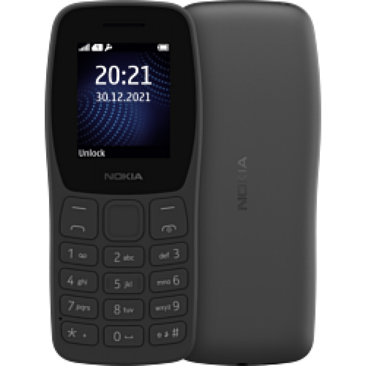 Мобильный телефон Nokia 105  TA-1416  DS EAC+ CHARCOAL