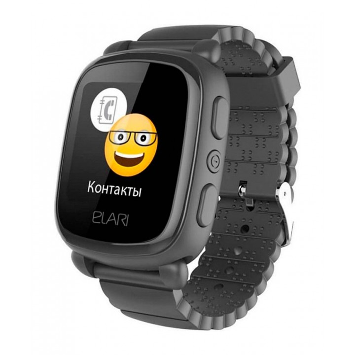 Часы-телефон Elari KidPhone 2 (KP-2) черный