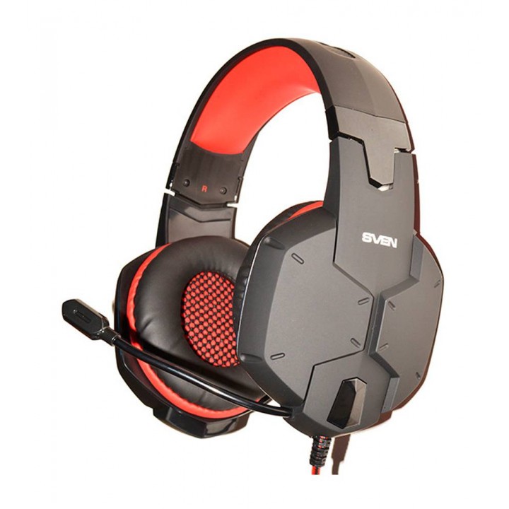 Наушники с микрофоном SVEN AP-G988MV черно-красный