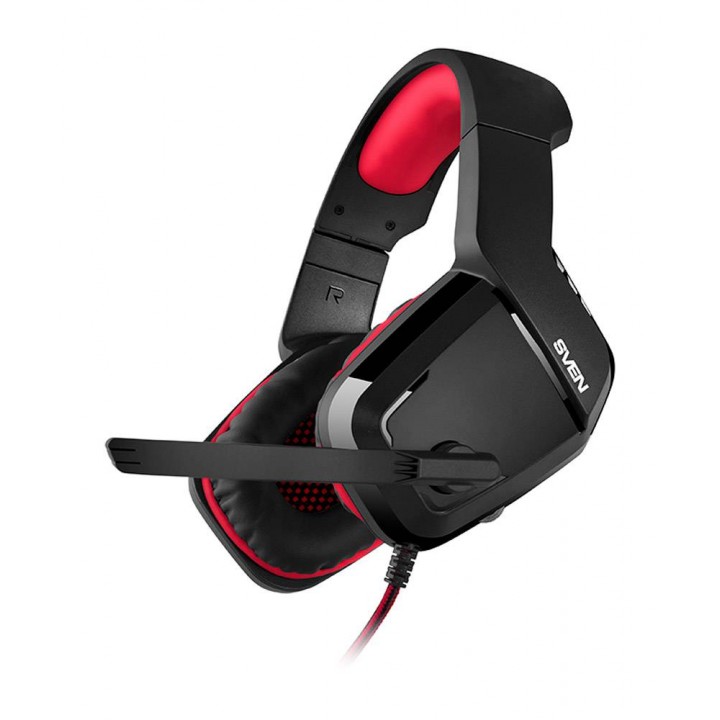 Наушники с микрофоном SVEN AP-G858MV black-red